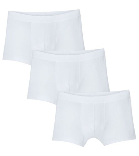 3er Pack watson´s Herren Boxershorts im Retro-Stil Baumwoll-Shorts Unterhose Wei - Bild 1 von 1