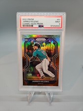 2021 Panini Prizm Jarred Kelenic Rookie RC Cosmic Haze Prizm PSA 9