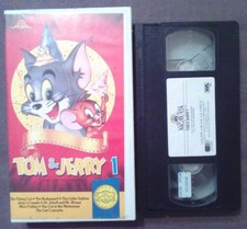 Vhs Tom & Jerry 1 Film Ita Animazione Gli Scudi 1992 Videocassetta Ex Nolo (V87)