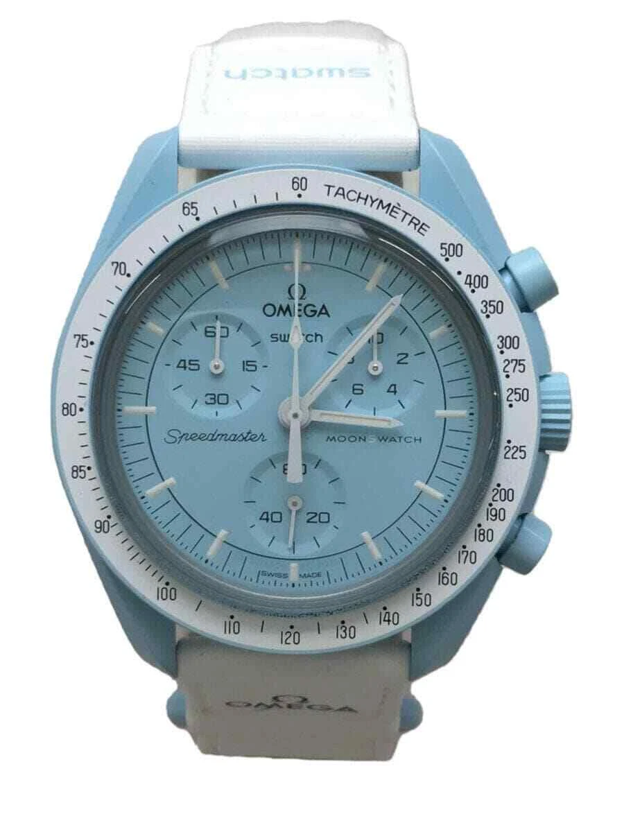 OMEGA SWATCH Moon Swatch Mission to the Uranus Nylon Analog Men&