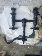 oil rubbed bronze gooseneck center set faucet