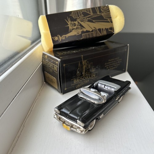 BROOKLIN MODELS 1958 PONTIAC BONNEVILLE CONVERTIBLE GREY 1/43 WHITE METAL MODEL