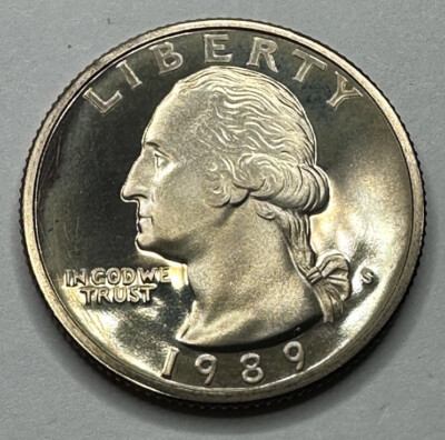 1989-S Washington Quarter 25cent **PROOF** Coin from US Mint Proof