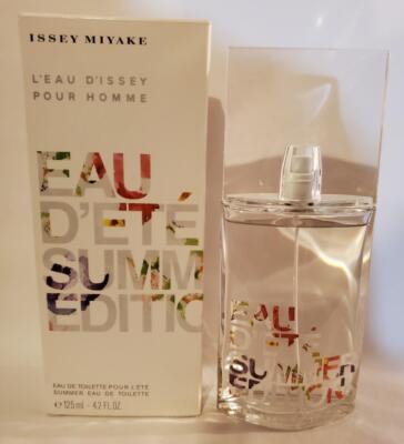 EAU D' ETE SUMMER EDITION by ISSEY MIYAKE POUR HOMME cologne 4.2oz 125ml *RARE*!