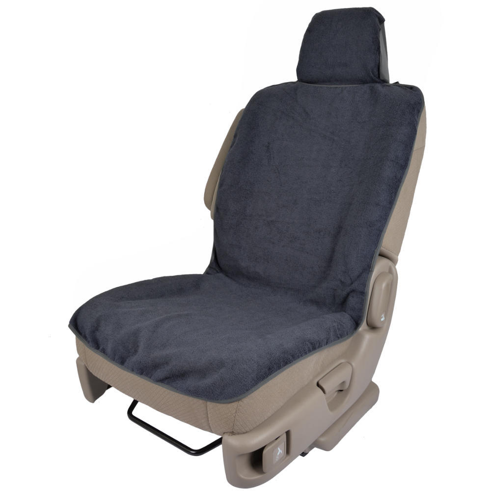 Gray Trim Seat Towel Auto Cover Protector for Car SUV Truck - Gym Yoga Outdoors