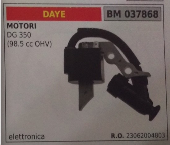 Bobina Accensione Daye DG 350 (23062004803) - Risolvi Problemi Avvio