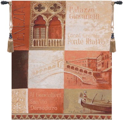 Ponte Rialto Fabrice De Villeneuve Verloren Nein Mehr Wandbehang Wandteppich