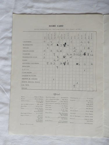 1927 Pacific Coast Conf PCC Track Field Athletics Championships Stanford USC Cal - Picture 9 of 10