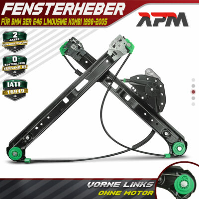Fensterheber Elektrisch Vorne Links 4/5-Türer für BMW 3er E46 