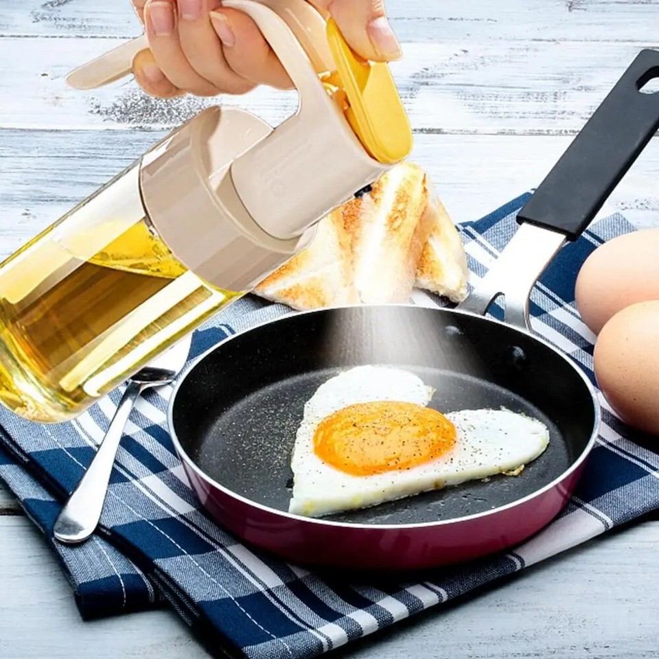 BBQ Oil Spray Bottle Glass Vinegar Soy Sauce Bottle New Olive Oil