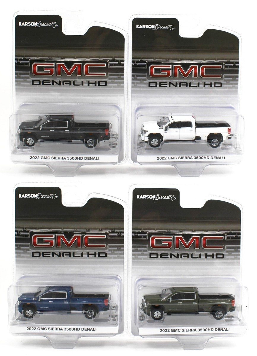 ミニカー Green light Pickup/ Truck Set 1:64 GreenLight *SET OF FOUR* 2022 GMC Sierra 3500HD Denali
