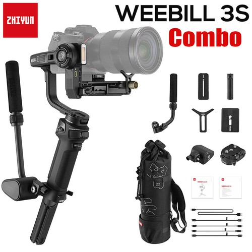 Cardan stabilisateur 3 axes combo Zhiyun Weebill 3S pour appareil photo reflex numérique Canon Sony Fuji - Photo 1/9