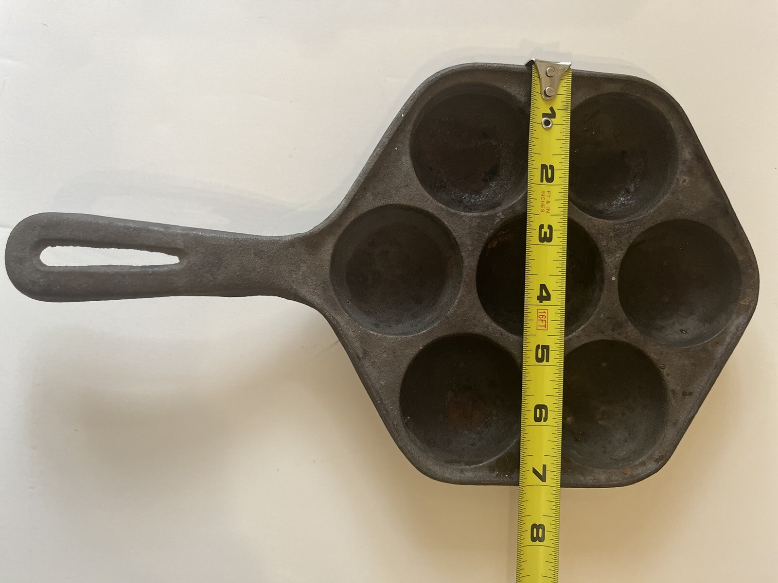 Vintage Aebleskiver Pan Cast Iron Danish Henriksen Imports eBay