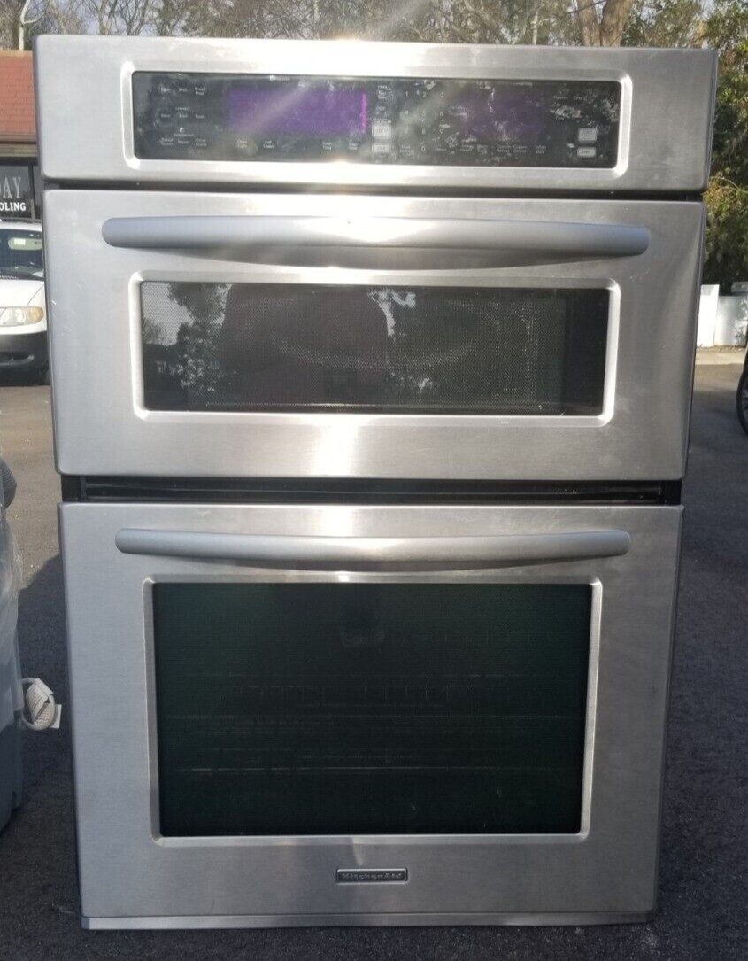 KitchenAid KEMS308SSS 30in SelfCleaning Electric Microwave Wall Oven