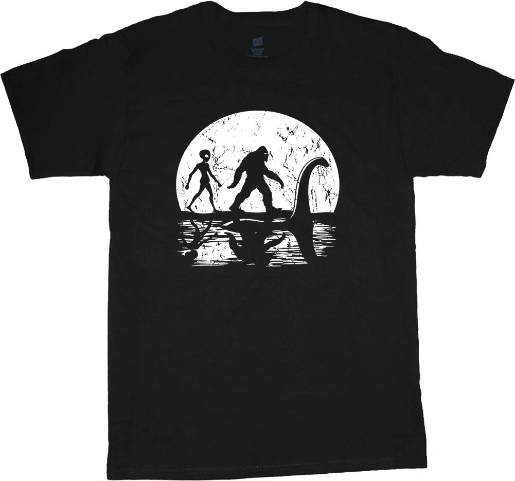 Big and Tall T-shirt Mens Graphic Tees Funny Sasquatch Bigfoot King Size Big Guy-image