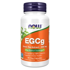 NOW FOODS EGCg Green Tea Extract 400 mg 90 Veg Capsules