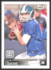 2012 SAGE HIT Kirk Cousins Rookie #137