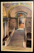 Vintage Postcard  1930-1945 Bancroft Hall, U.S. Naval Academy, Annapolis, MD