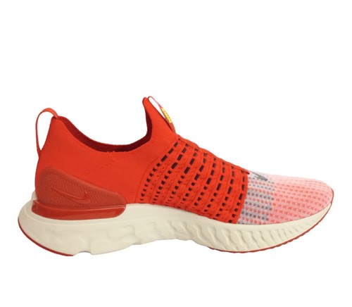 Nike React Phantom Run Flyknit 2 scarpe da corsa uomo taglia 11 rosse DV2145-600 - Foto 7 di 17