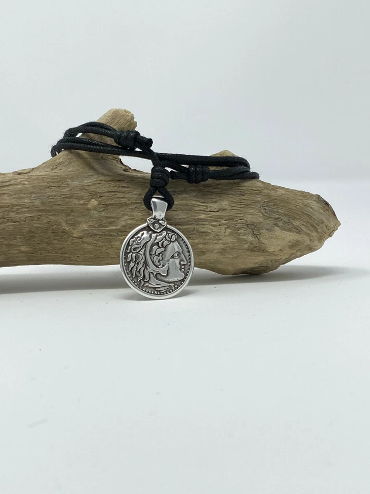 Ожерелье Александра Великого греческий медальон ожерелье монета - Изображение 3 из 4