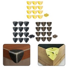 Proteggi le tue scatole di legno con 12 pz protezioni angolari in ferro bronzo c