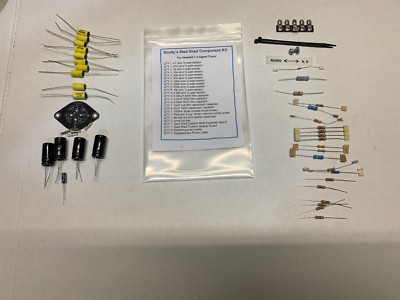Heathkit Signal Tracer T-3 Restoration Component Kit Capacitor Resistor Custom