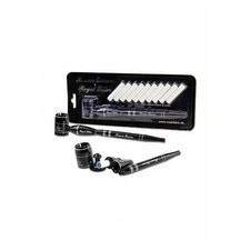 Screen Queen Pfeife Black Leaf mit Royal Filter Aktivkohle Adapter 170mm