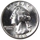 1964 Washington Quarter BU Uncirculated Mint State 90% Silver 25c US Coin 1