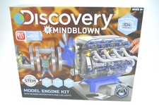 Discovery Mind Blown Model Engine Kit Moving Motor Parts LED Lights NEW open box
