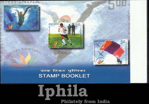 World Military Games 2008 BOOKLET setenant India soccer football parachtue para - Picture 1 of 2