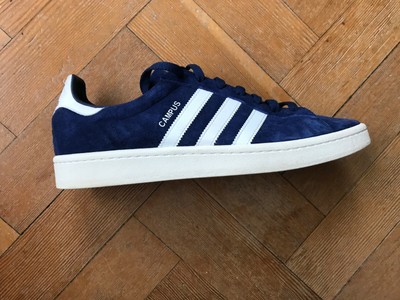 ADIDAS CAMPUS Navy Blue Suede 70s Trainers EU42 UK 8.5 | eBay