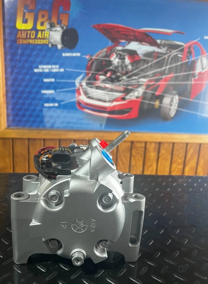 AJUSTE DE COMPRESOR DE AIRE ACONDICIONADO Chevy Trailblazer GMC Envoy Bravada OEM EE. UU. Reman 77561 Foto 4 de 4