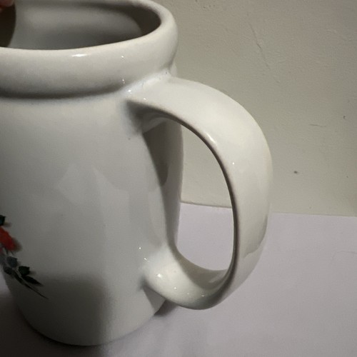 Vintage McCoy Pottery Pink Roses Design 7" Pitcher Made in USA # 1429 - Picture 3 of 8