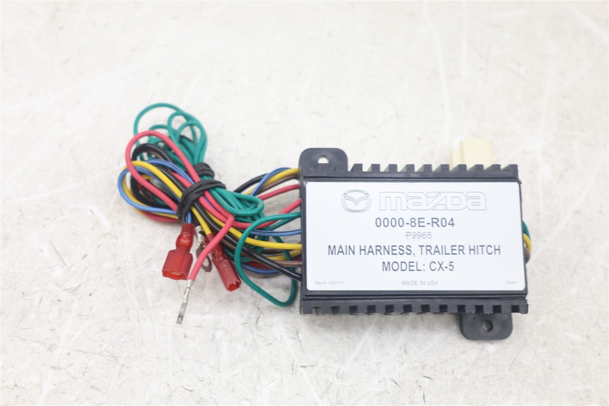 NEW OEM Mazda Main Trailer Hitch Wiring Harness 00008ER04 Mazda CX