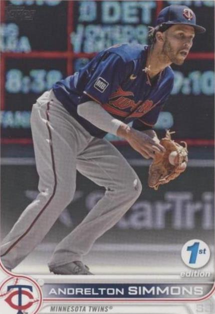 2022 Topps Series 1 1st Edition - Andrelton Simmons #306 - 1 of 1
