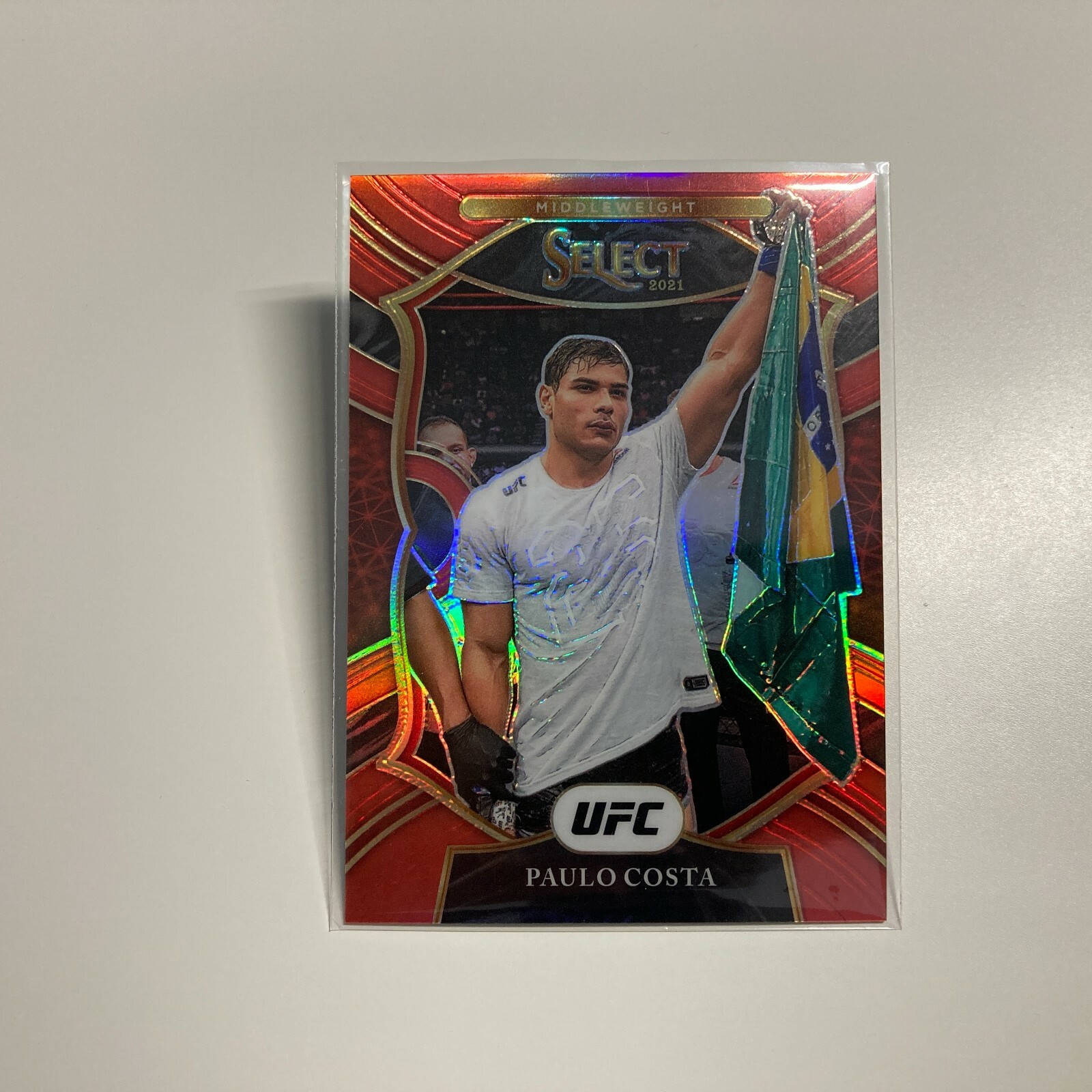 Paulo Costa 2021 Panini Select UFC Concourse Red Prizm Card 62/99 #69