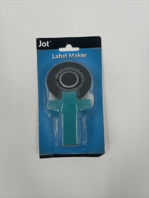NEW Jot Label Maker Handheld Labeling System Teal Blue