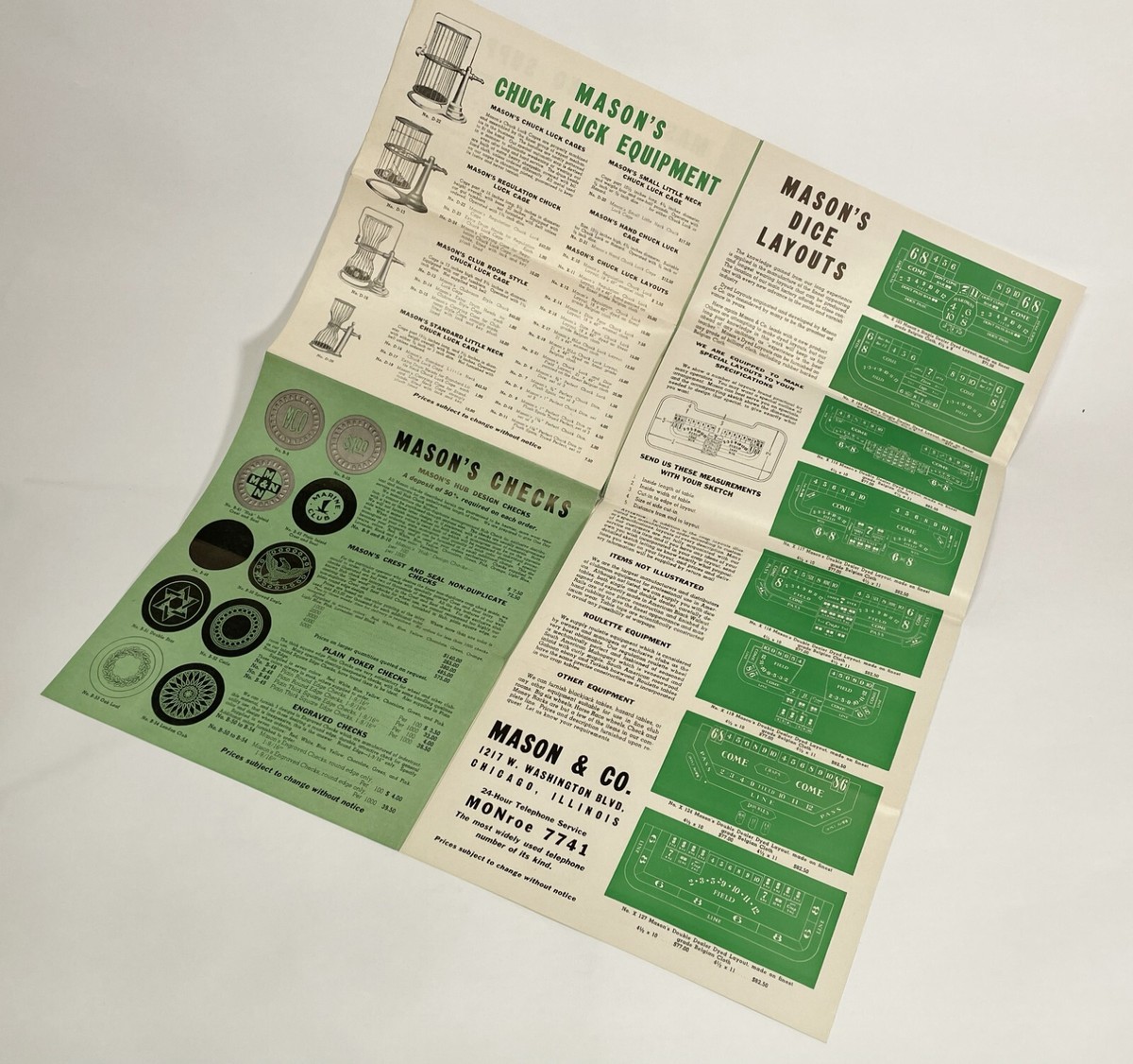 Big Lot of Vintage Crooked Gambling Catalogs, K.C. Card