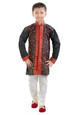 Kids Kurta Pajama Wedding Traditional Party Wear Set For Boys