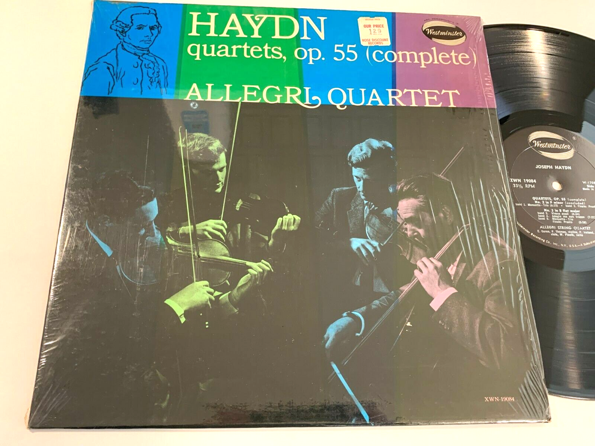 HAYDN NM- Allegri Quartet Op. 55 Complete XWN-19084 Goren Thomas