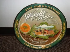 Circa 1900 Wright  & Taylor Distillers factory Scene Tray, Louisville, Kentucky 