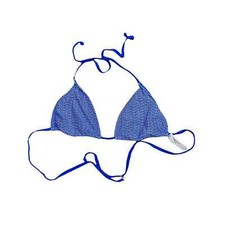 Gap Body Triangle Bikini Top Blue Size Xlarge New