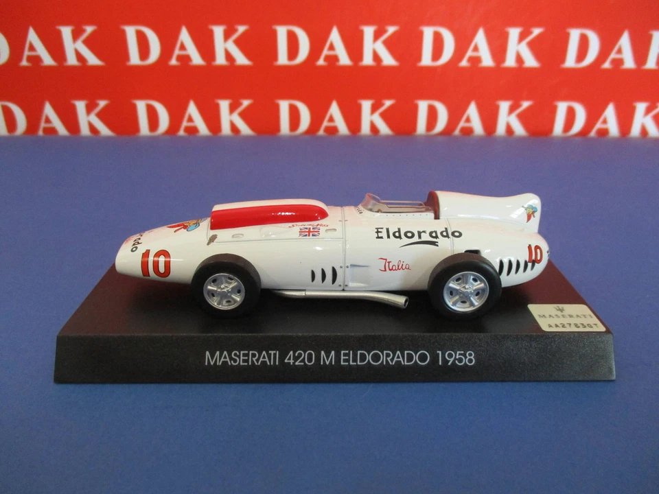 Die cast 1/43 Modellino Auto Maserati 420 M Eldorado 1958 S. Moss - Immagine 2 di 3