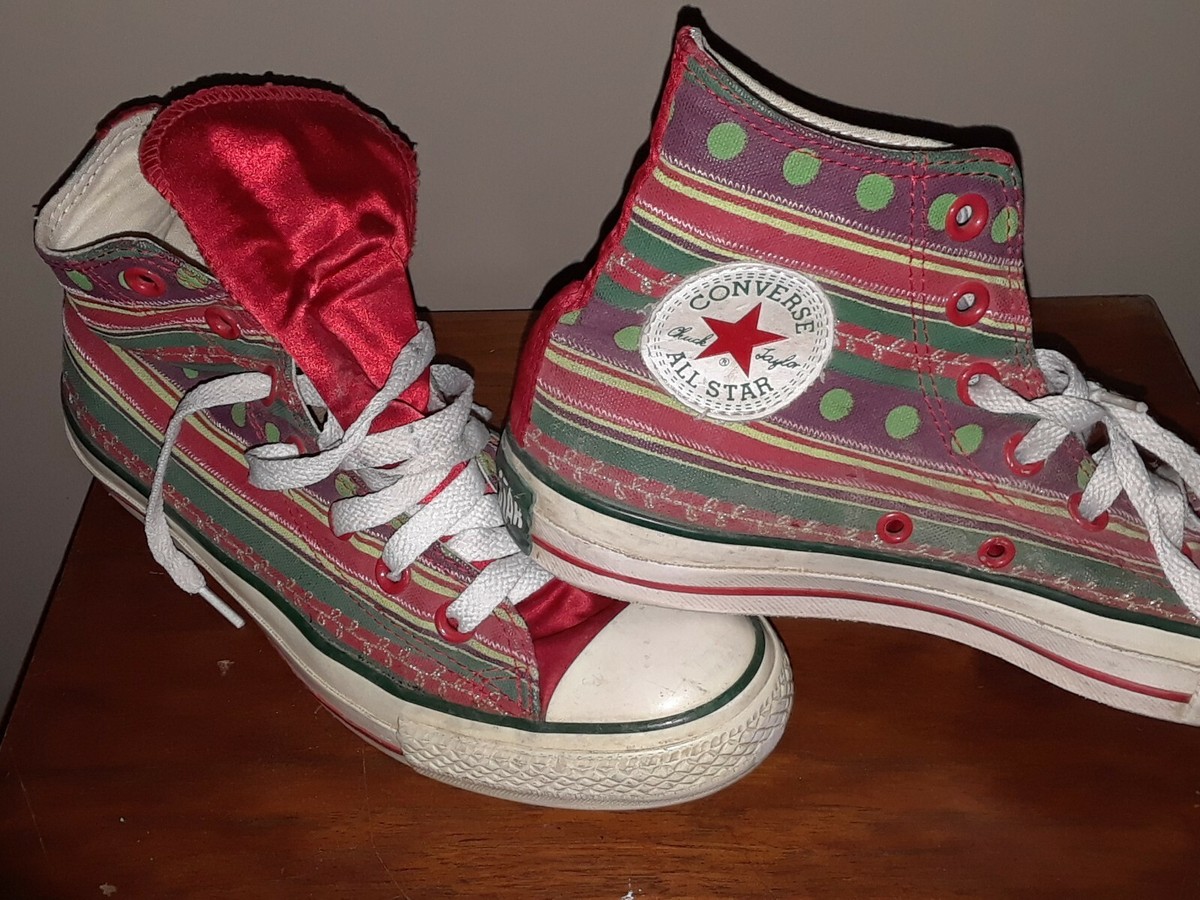 トビー（感謝）/6 Vtg Converse, sz 6 All Star Chuck Taylor Italian Retro Hi Top