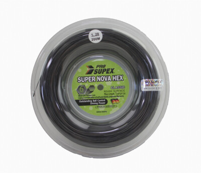 Pro Supex Super Nova Hex (schwarz) 200m Rolle