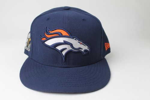 Denver Broncos New Era 59Fifty Super Bowl 50 Fitted Cap Hat 7 3/8 - Imagen 2 de 7