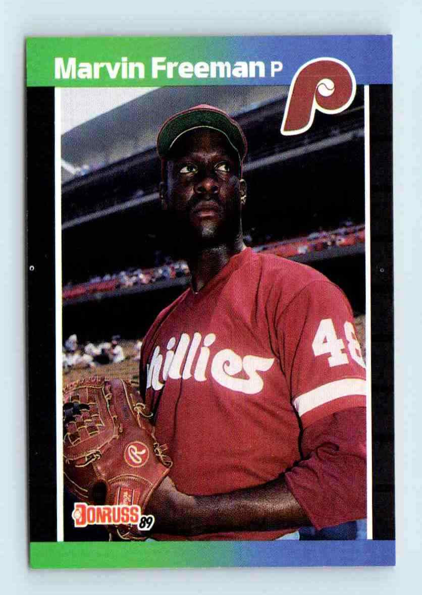 1989 Donruss Marvin Freeman Philadelphia Phillies #631