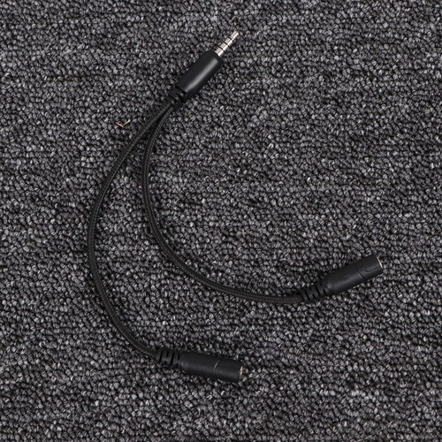 Pc Headset Splitter Kabel Kopfhörer Und Mikrofon Jack Audio Splitter - Bild 5 von 12