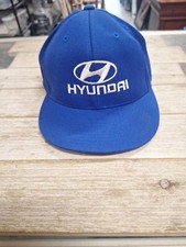Vintage Blue Hyundai Fitted Baseball Cap sz 6 7/8 - 7 1/4