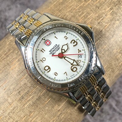 WENGER SWISS MILITARY TWO-TONE STAINLESS STEEL WATCH Wenger Swiss Military 79082 Two Tone Diver Style Watch Swiss  main image 2